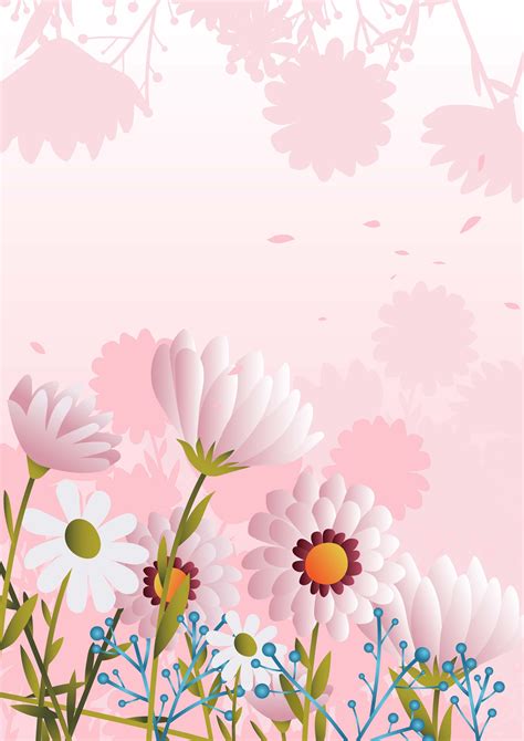 pink flower background vector|Pink Flower Images .